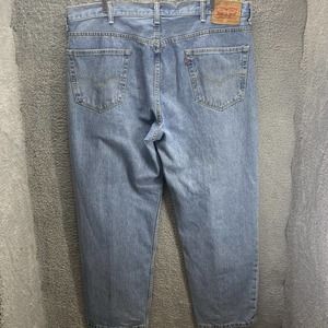 Levis 550 Regular Fit Jeans Mens 40X30 Blue Medium Wash 100% Cotton Denim